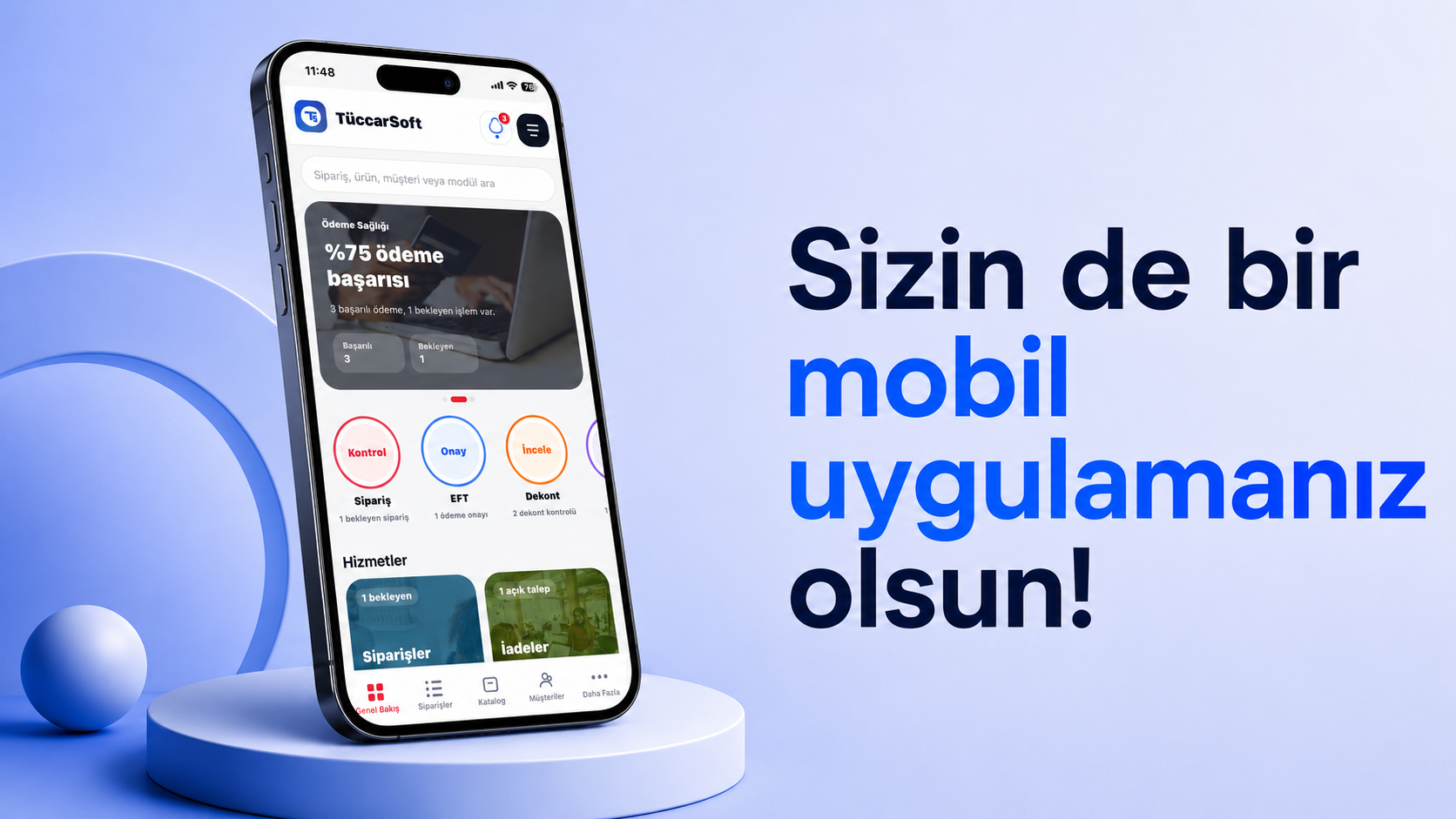 Mobil ürününüzü birlikte planlayalım. görseli